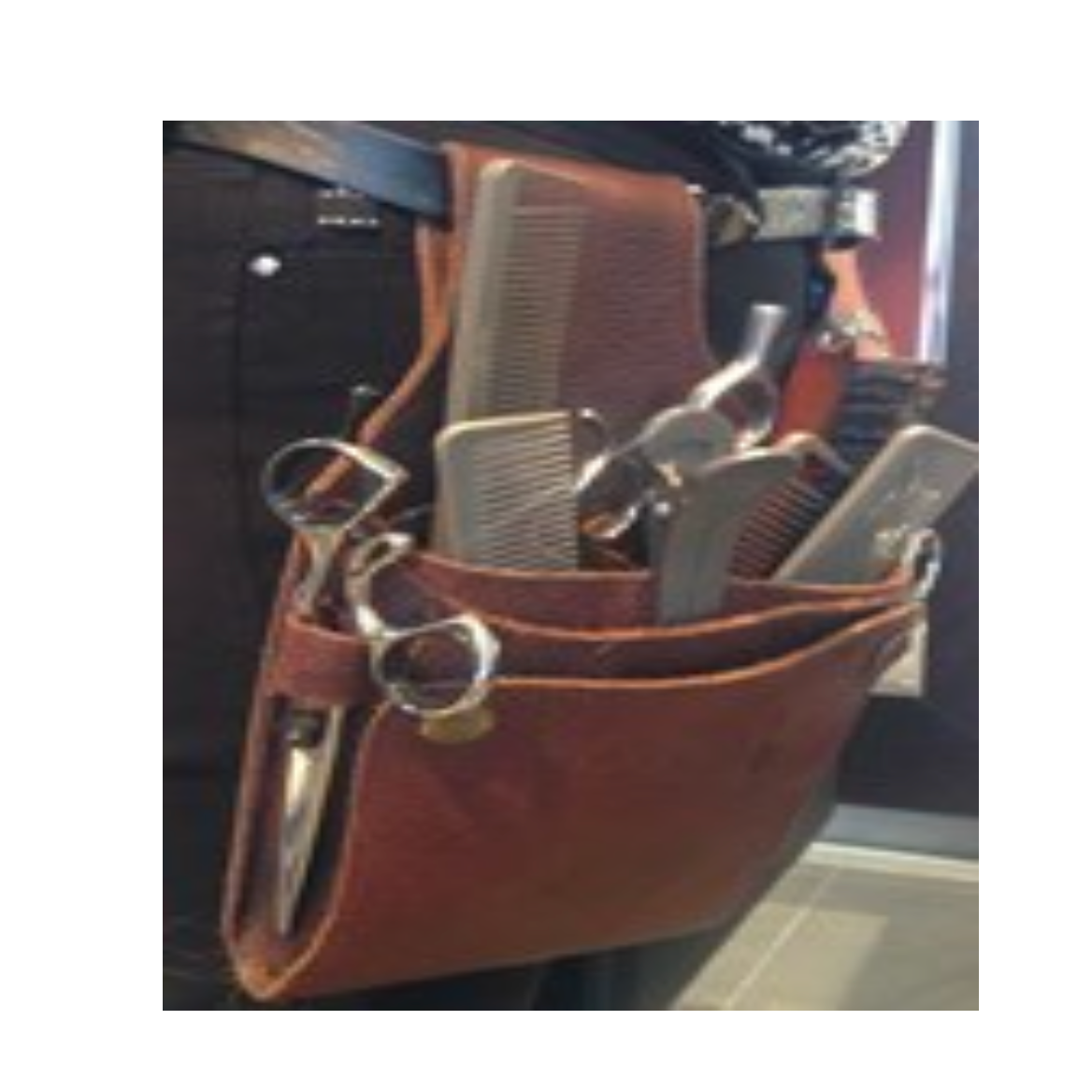 SCISSOR HOLDER FOR HAIRDRESSERS AND BARBERS